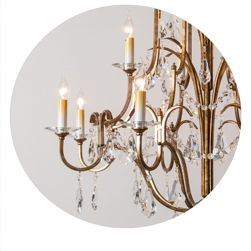Caspian Vintage Candle Art Brass Chandelier For Living Room chandeliers for dining room,chandeliers for stairways,chandeliers for foyer,chandeliers for bedrooms,chandeliers for kitchen,chandeliers for living room Kevin Studio Inc