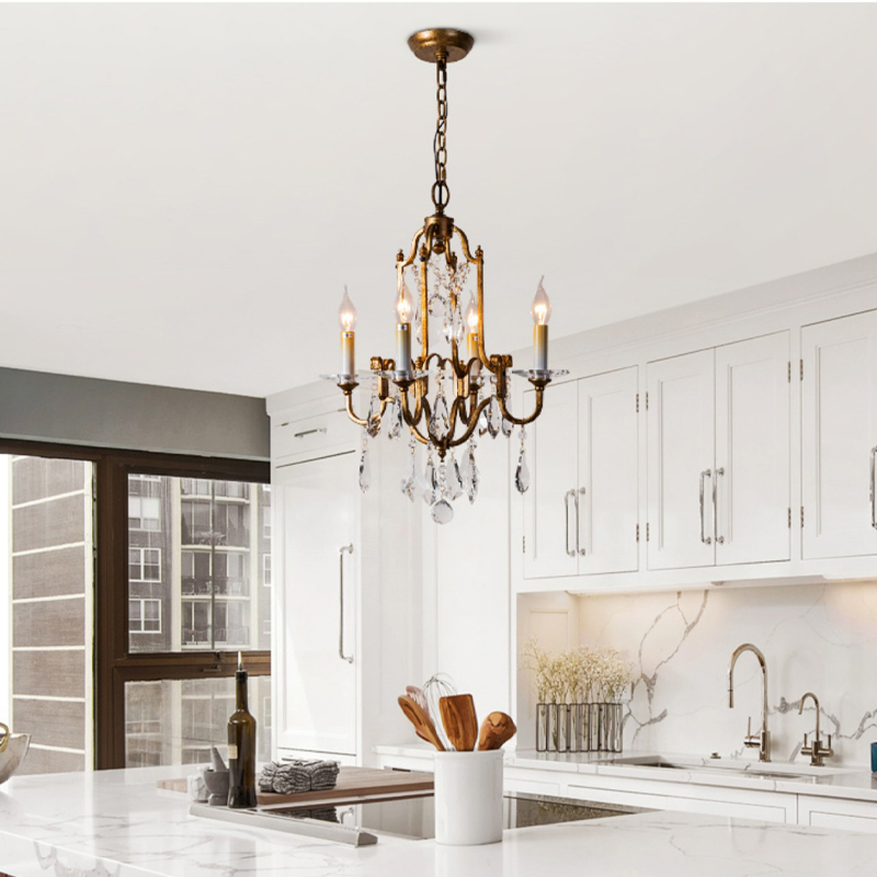 Caelum Vintage Crystal Small Chandelier For Entryway chandeliers for dining room,chandeliers for stairways,chandeliers for foyer,chandeliers for bedrooms,chandeliers for kitchen,chandeliers for living room Kevin Studio Inc