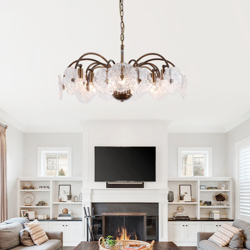 Lysan Vintage Glass Luxury Large Tiered Chandelier For Living Room chandeliers for dining room,chandeliers for stairways,chandeliers for foyer,chandeliers for bedrooms,chandeliers for kitchen,chandeliers for living room Kevin Studio Inc