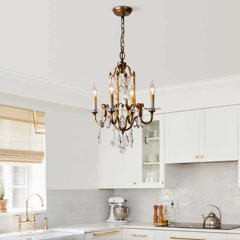 Caelum Vintage Crystal Small Chandelier For Entryway chandeliers for dining room,chandeliers for stairways,chandeliers for foyer,chandeliers for bedrooms,chandeliers for kitchen,chandeliers for living room Kevin Studio Inc