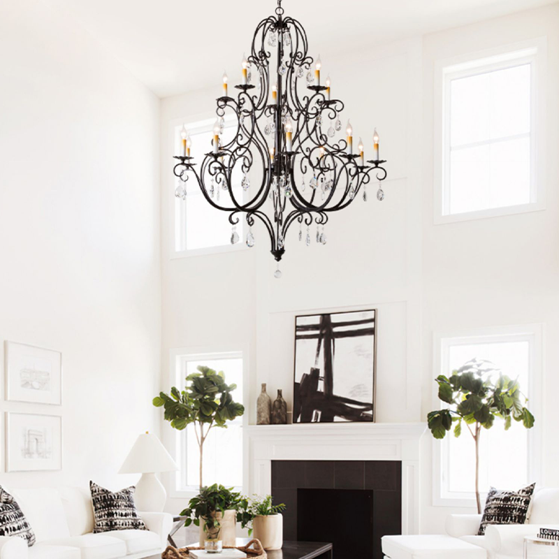 Caspian Vintage Candle Art Chandelier For Stairs chandeliers for dining room,chandeliers for stairways,chandeliers for foyer,chandeliers for bedrooms,chandeliers for kitchen,chandeliers for living room Kevin Studio Inc
