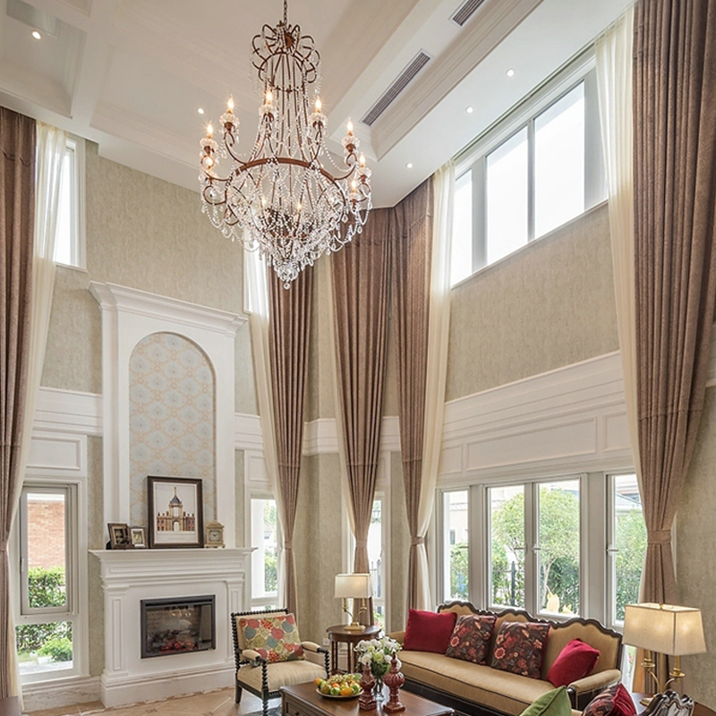Isabeau Grand Vintage French Villa Crystal Chandelier chandeliers for dining room,chandeliers for stairways,chandeliers for foyer,chandeliers for bedrooms,chandeliers for kitchen,chandeliers for living room Kevin Studio Inc