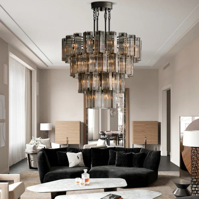 Delsie Round Chandelier 38"48"60"