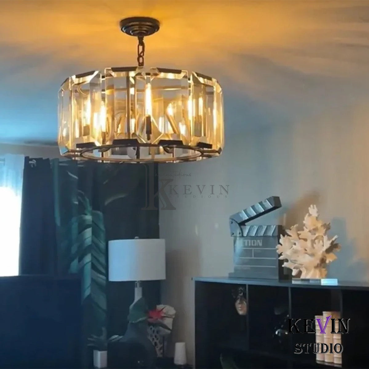Harlew Crystal Round Chandelier 19"31"43"60"