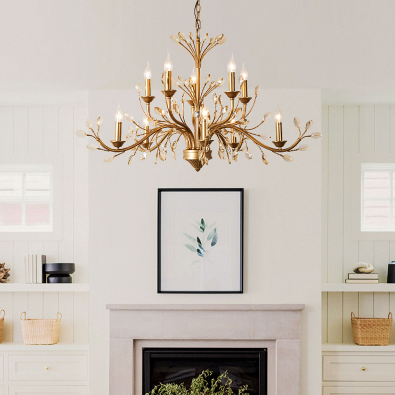 Elysia French Vintage Large Candlestick Chandelier chandeliers for dining room,chandeliers for stairways,chandeliers for foyer,chandeliers for bedrooms,chandeliers for kitchen,chandeliers for living room Kevin Studio Inc