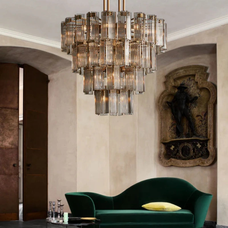 Delsie Round Chandelier 38"48"60"