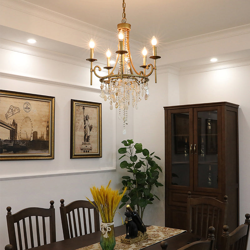 Seraphina French Vintage Small Crystal Chandelier chandelier for bedroom,chandelier for dining room,chandelier for stairways,chandelier for foyer,chandelier for bathrooms,chandelier for living room Kevin Studio