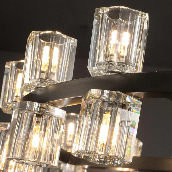 Arcachen Crystal Round Chandelier 60"