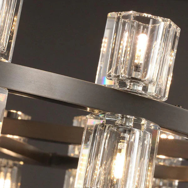 Arcachen Crystal Round Chandelier 60"