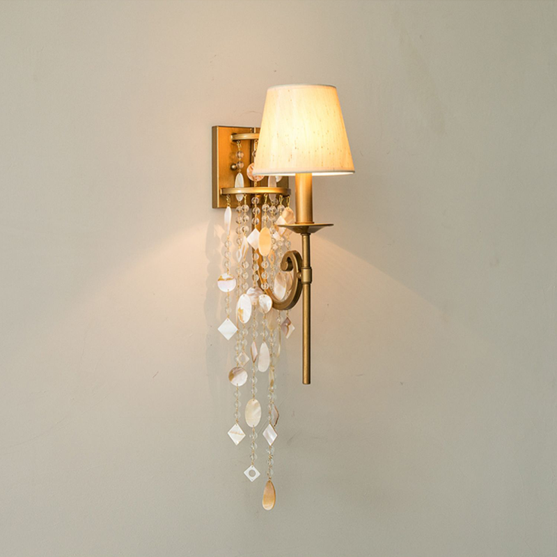 Seraphina French Vintage Crystal Wall Sconces chandelier for bedroom,chandelier for dining room,chandelier for stairways,chandelier for foyer,chandelier for bathrooms,chandelier for living room Kevin Studio Brushed Gold