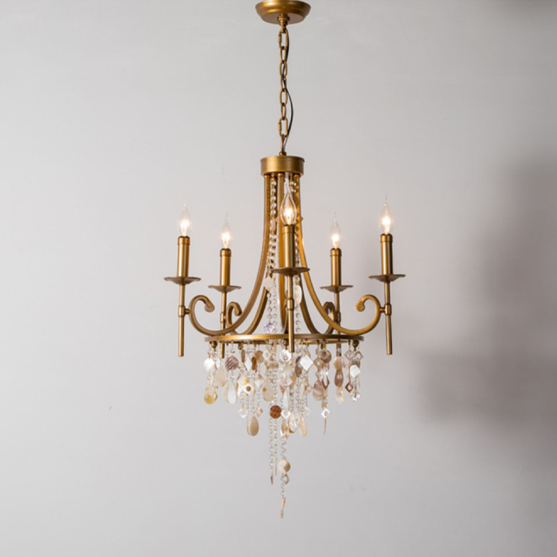 Seraphina French Vintage Small Crystal Chandelier chandelier for bedroom,chandelier for dining room,chandelier for stairways,chandelier for foyer,chandelier for bathrooms,chandelier for living room Kevin Studio 21.65"