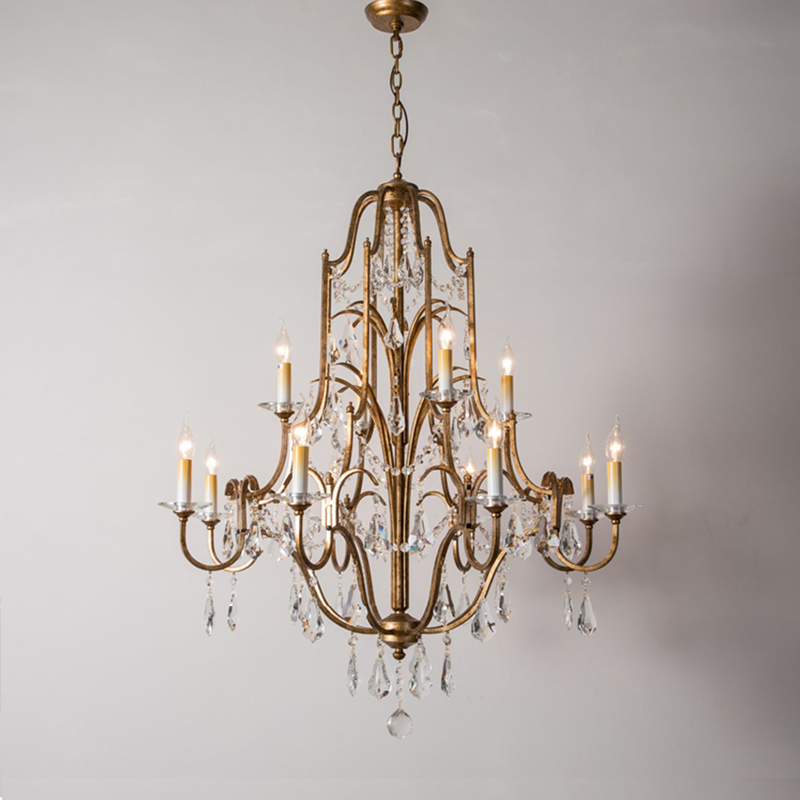 Caspian Vintage Candle Art Brass Chandelier For Living Room chandeliers for dining room,chandeliers for stairways,chandeliers for foyer,chandeliers for bedrooms,chandeliers for kitchen,chandeliers for living room Kevin Studio Inc 36.6"
