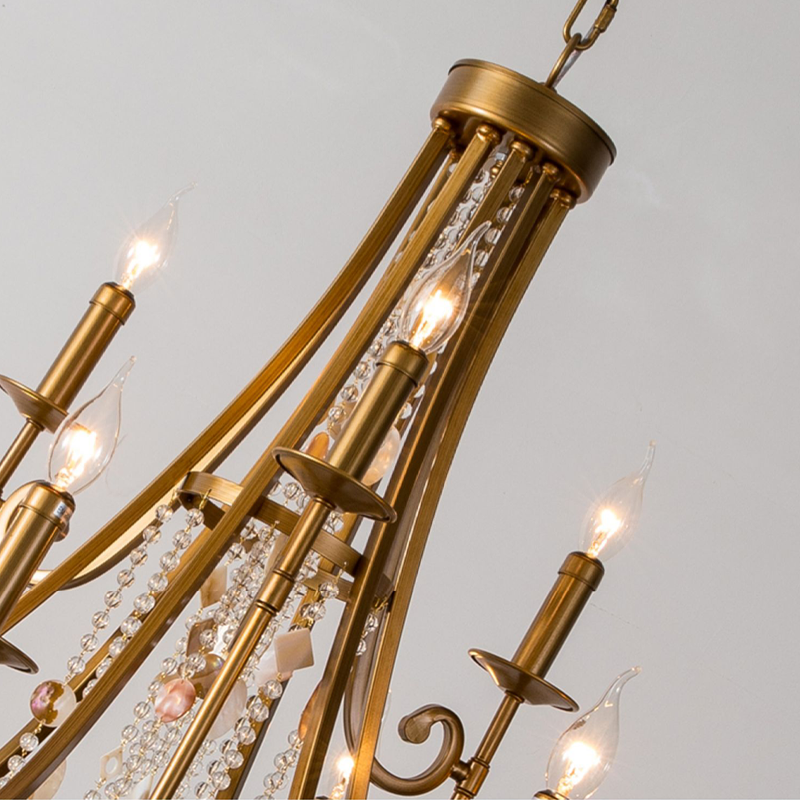 Seraphina French Vintage Small Crystal Chandelier chandelier for bedroom,chandelier for dining room,chandelier for stairways,chandelier for foyer,chandelier for bathrooms,chandelier for living room Kevin Studio