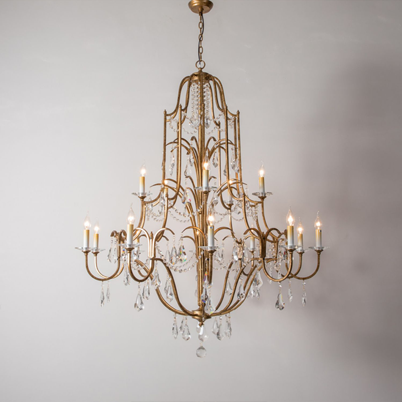 Caspian Vintage Candle Art Brass Chandelier For Living Room chandeliers for dining room,chandeliers for stairways,chandeliers for foyer,chandeliers for bedrooms,chandeliers for kitchen,chandeliers for living room Kevin Studio Inc 47.2"