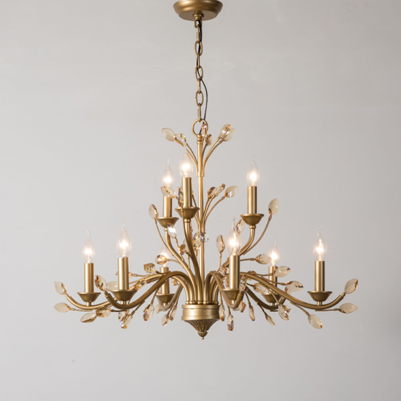 Elysia French Vintage Large Candlestick Chandelier chandeliers for dining room,chandeliers for stairways,chandeliers for foyer,chandeliers for bedrooms,chandeliers for kitchen,chandeliers for living room Kevin Studio Inc 31.5"