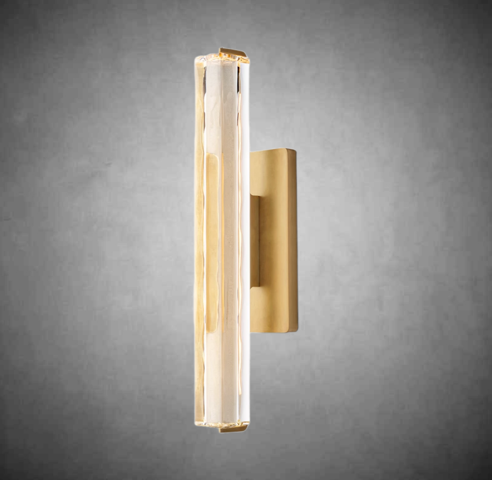 Auduban Crystal Single Sconce 15"19"25"