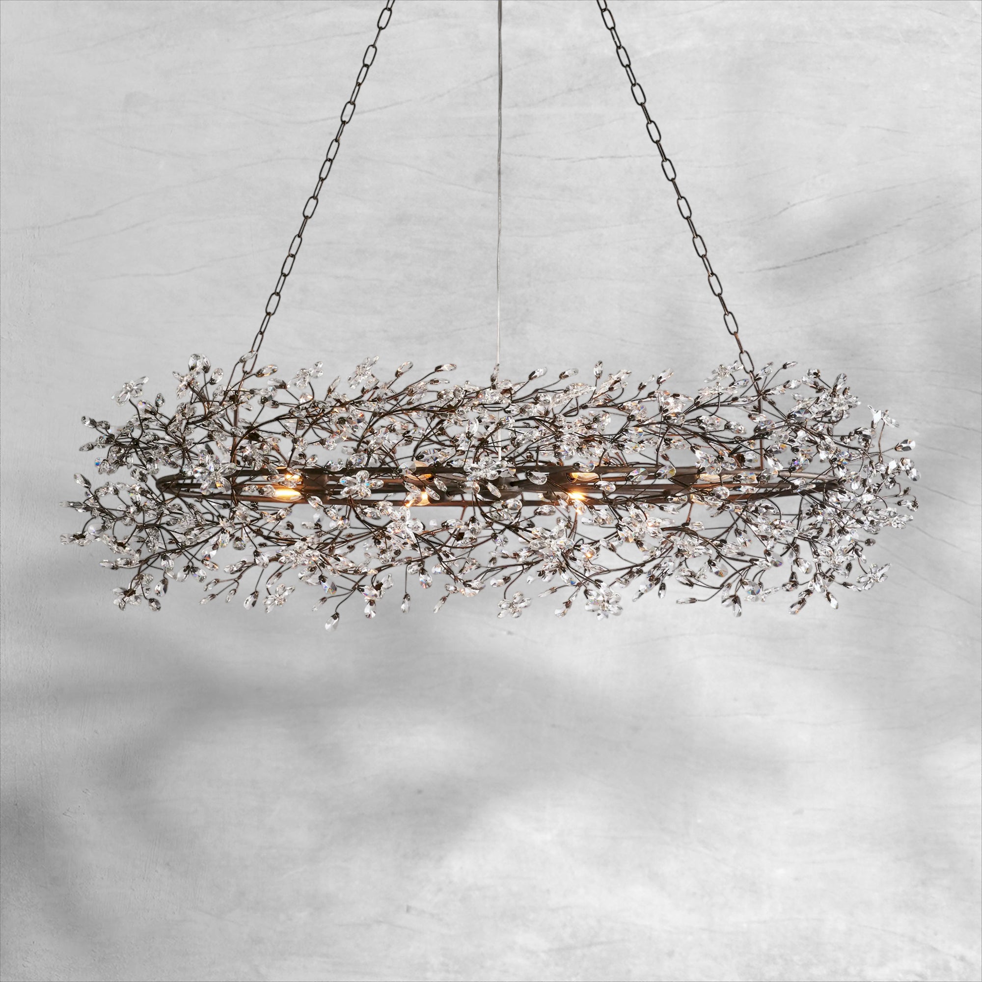 Fiore Oval Chandelier 62"74"