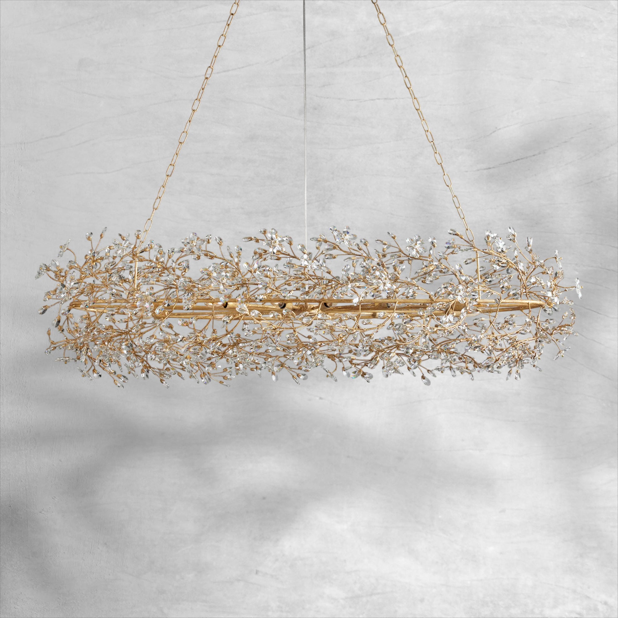 Fiore Oval Chandelier 62"74"