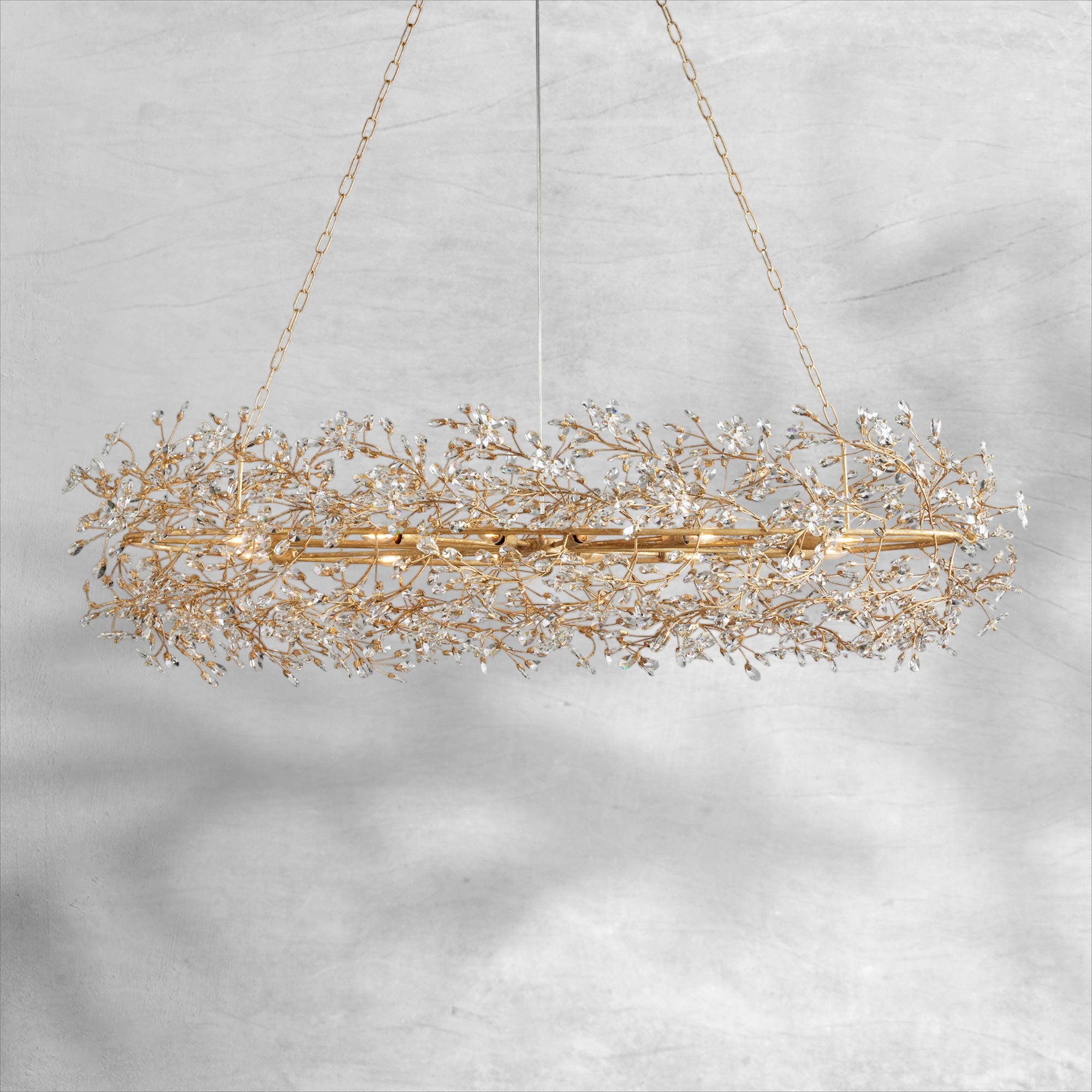 Fiore Oval Chandelier 62"74"