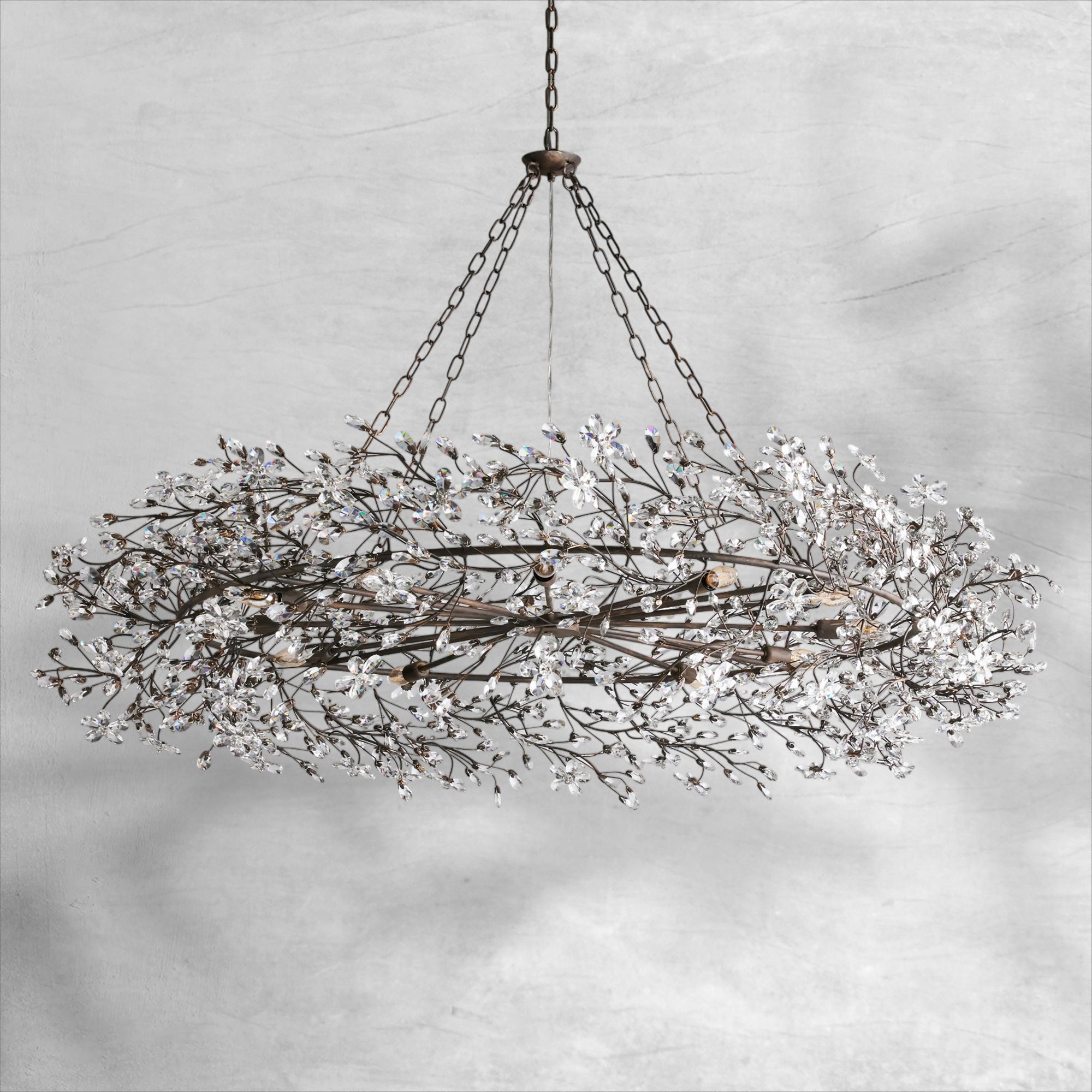 Fiore Crown Chandelier 39"48"60"