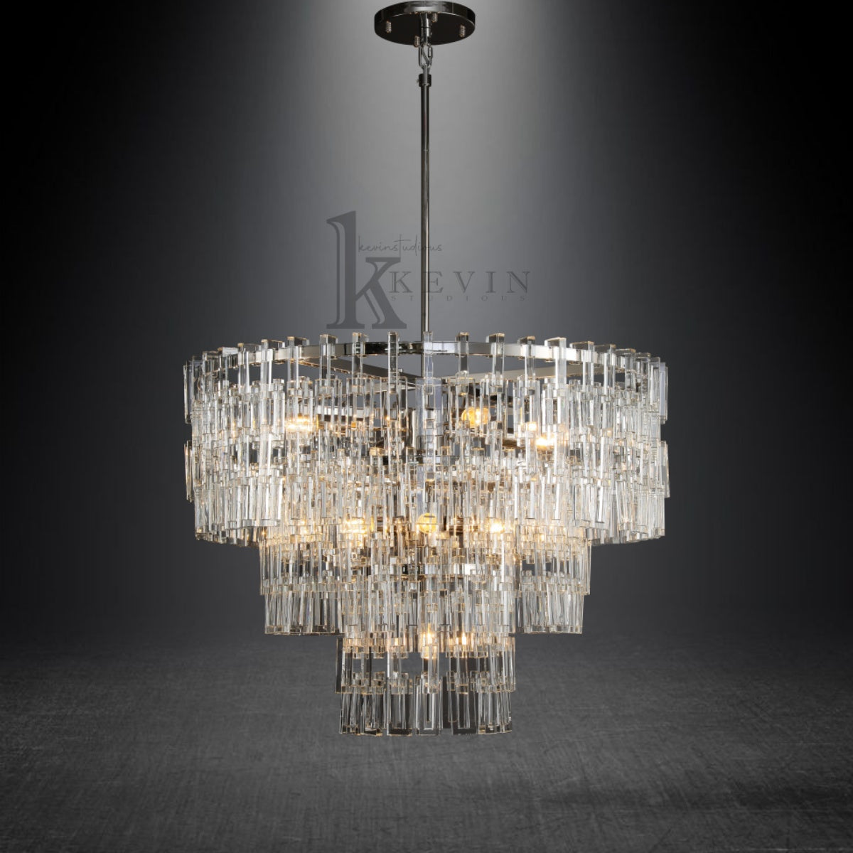 Marigan Modern Tiered Round Crystal Chandelier 36'', 48", 60"