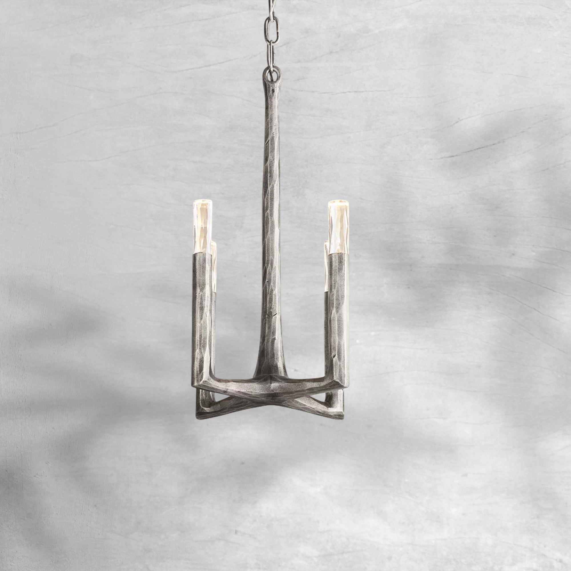 Thaddeas Modern Forged Pendant Light 12"