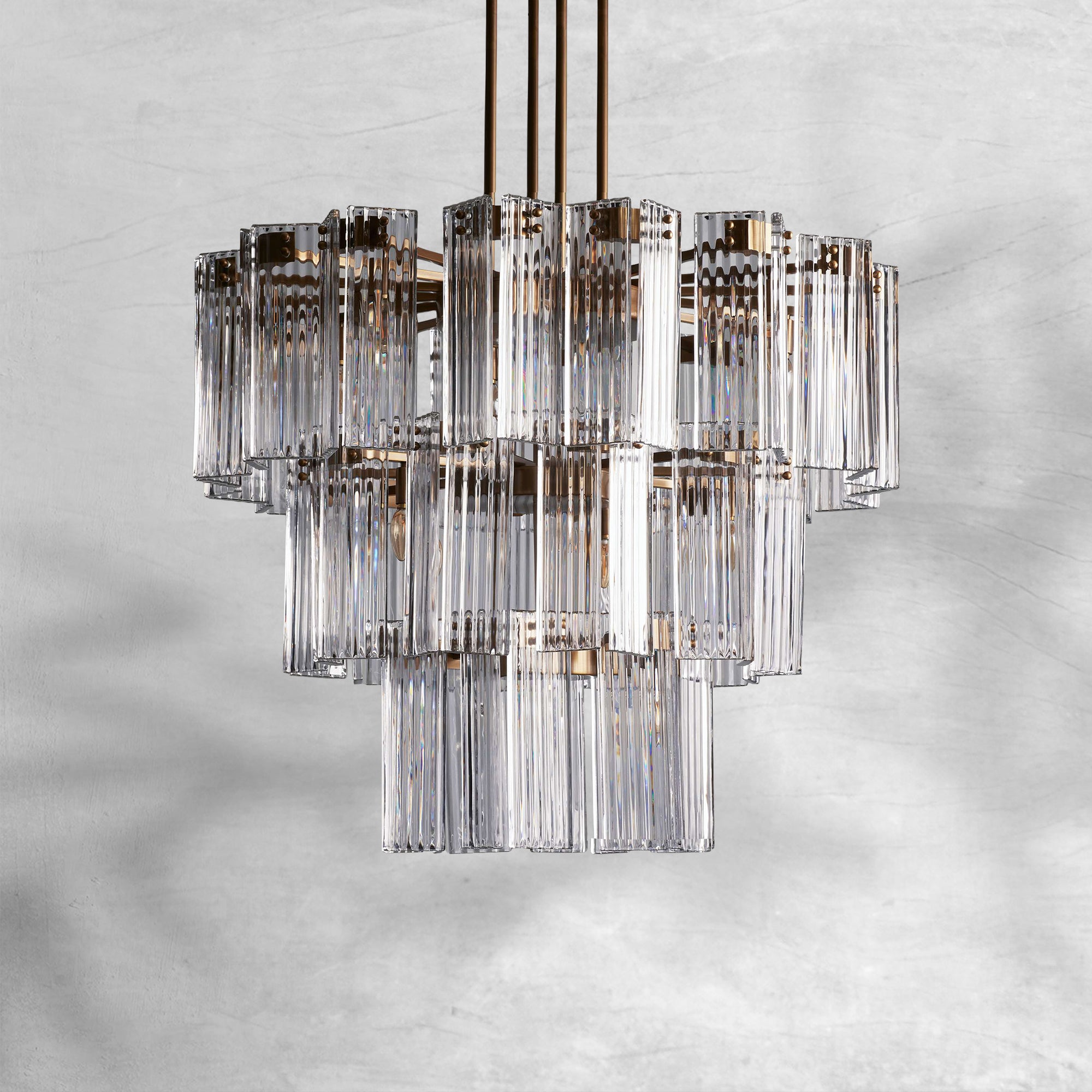 Delsie Round Chandelier 38"48"60"