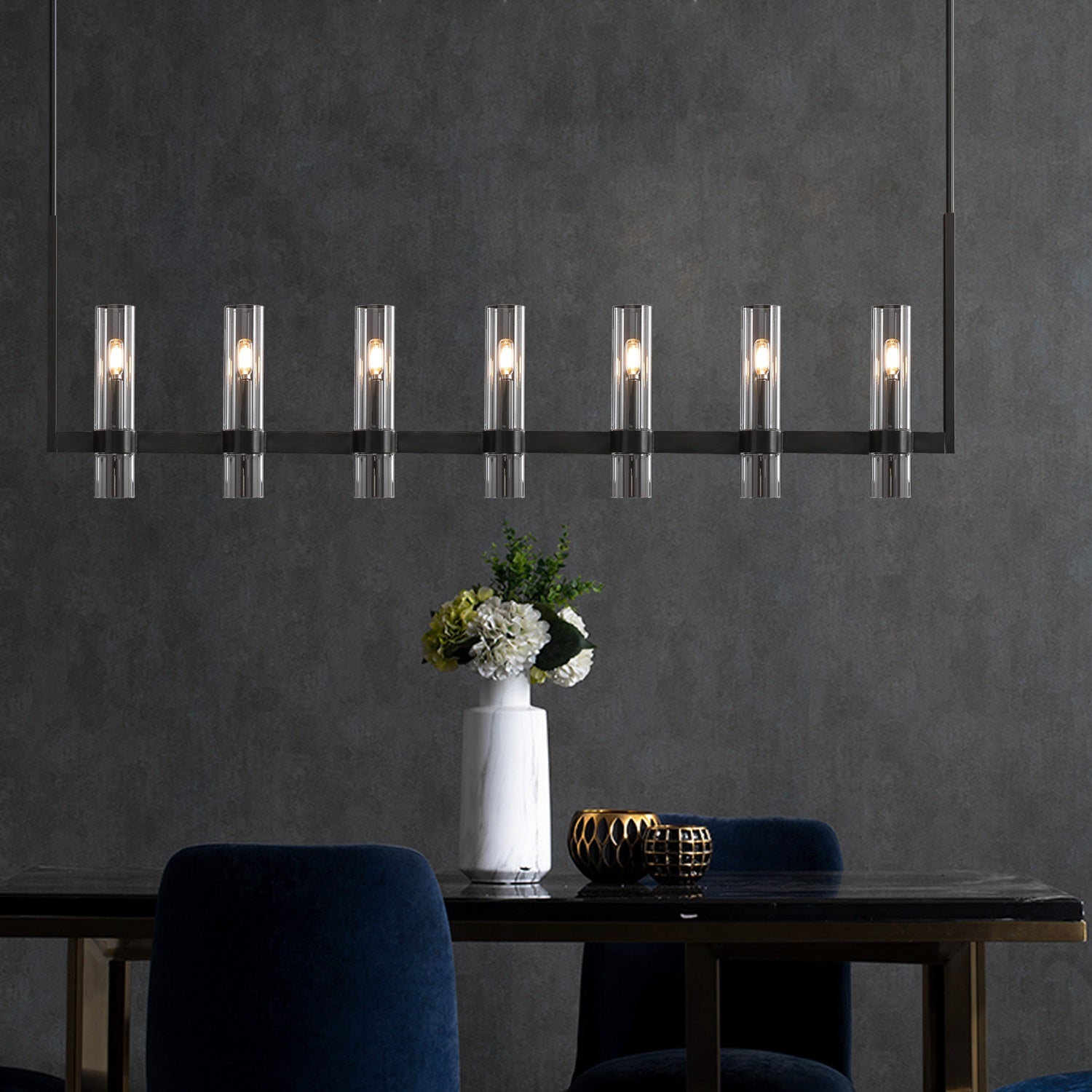 Lavelle Linear Chandelier 59"71"