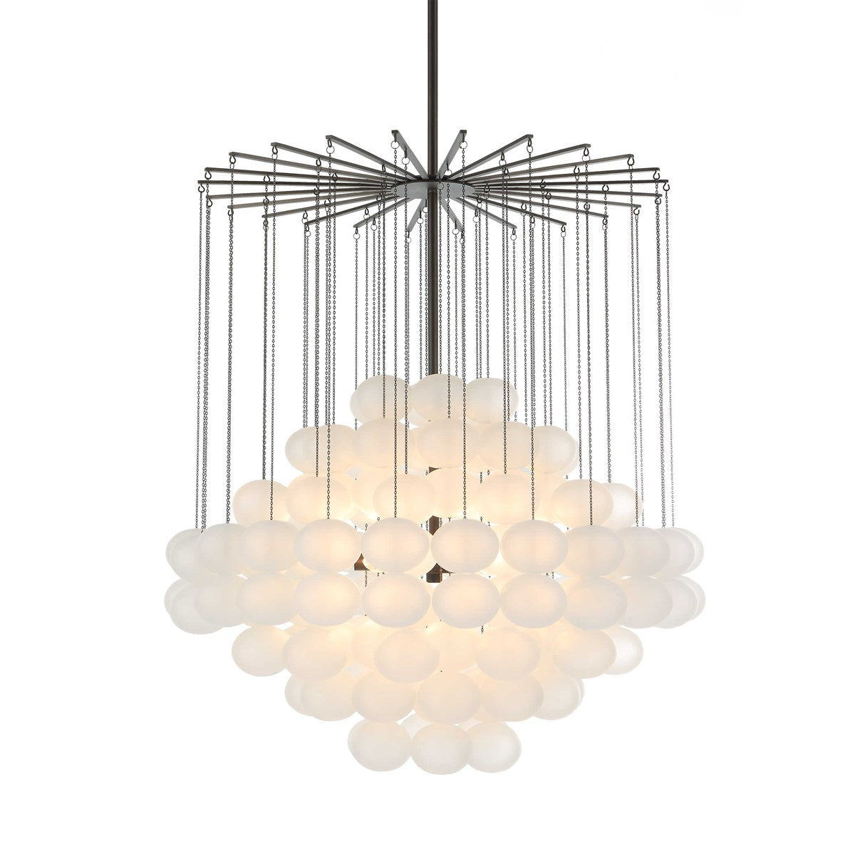 6 Lights Frosted glass bubbles Chandelier Chandeliers Kevinstudiolives