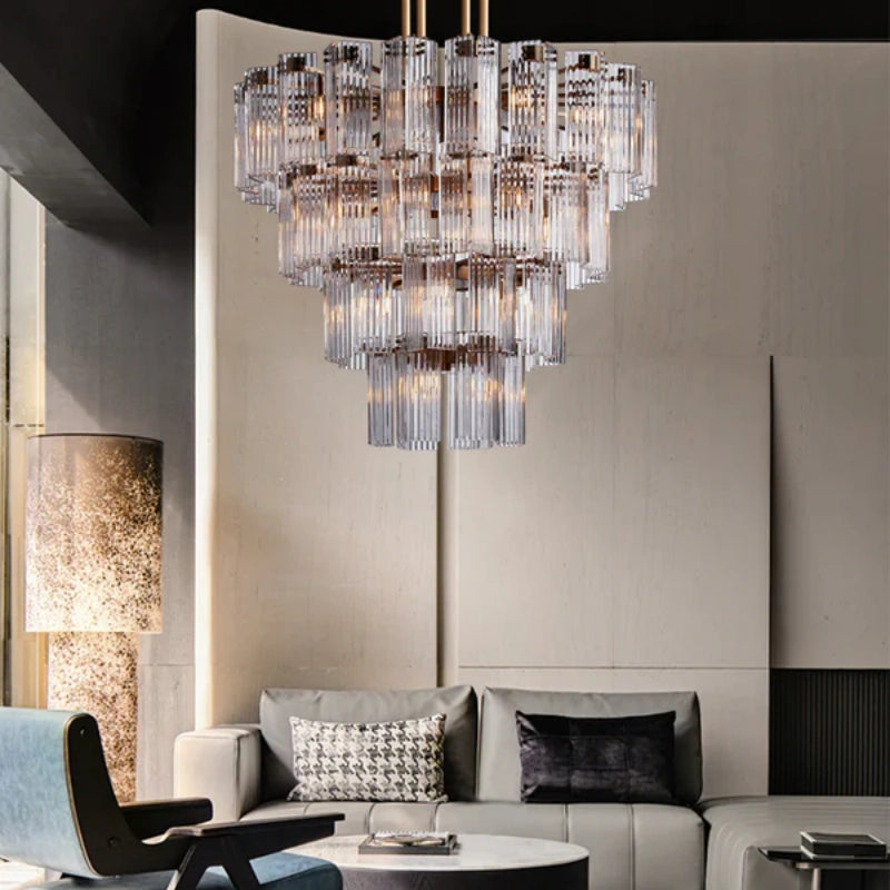 Delsie Round Chandelier 38"48"60"