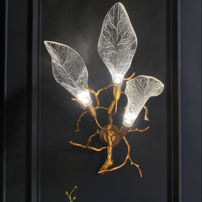 Contemporary Brass Wall Sconce Kevin Studio