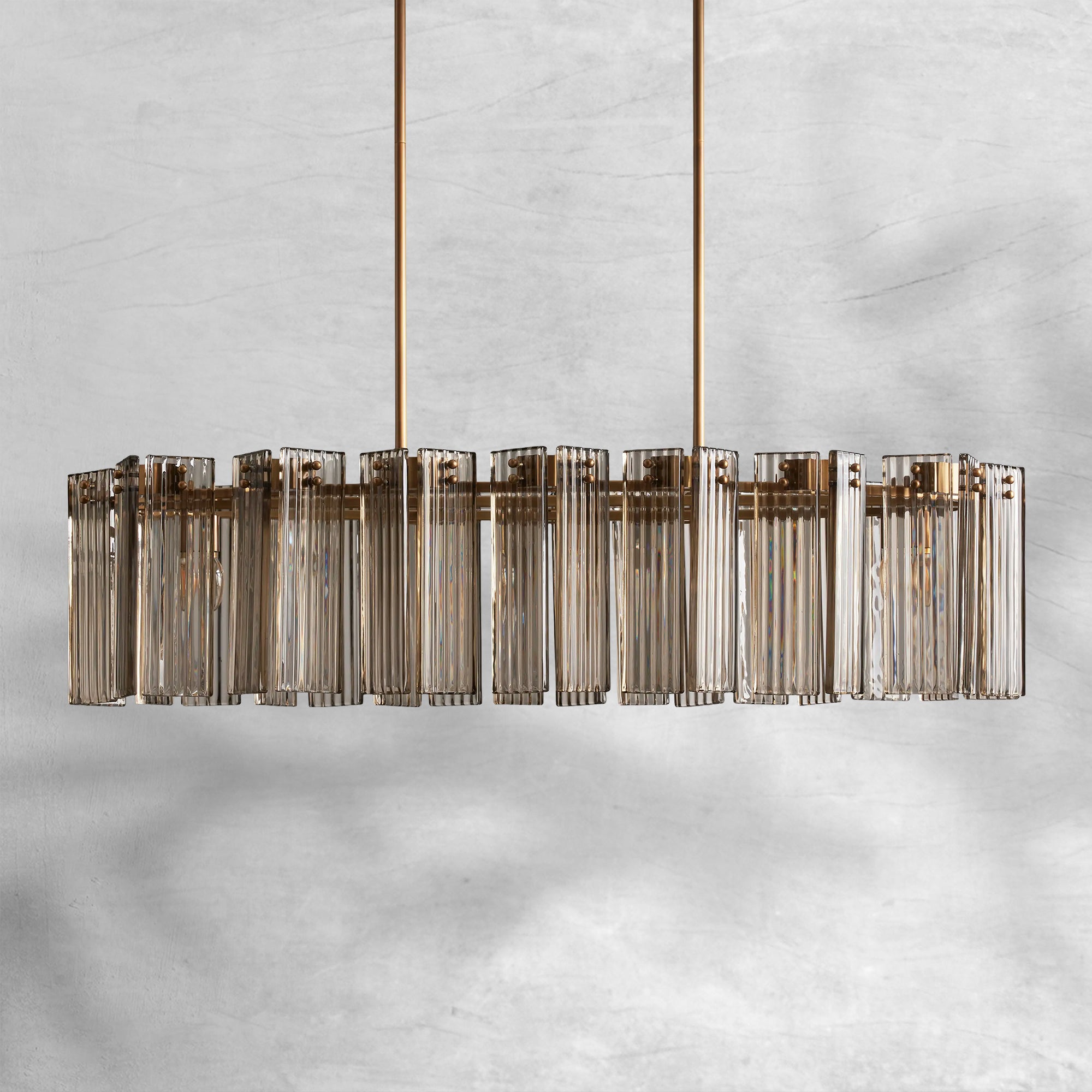 Delsie Oval Chandelier 51"63"72"