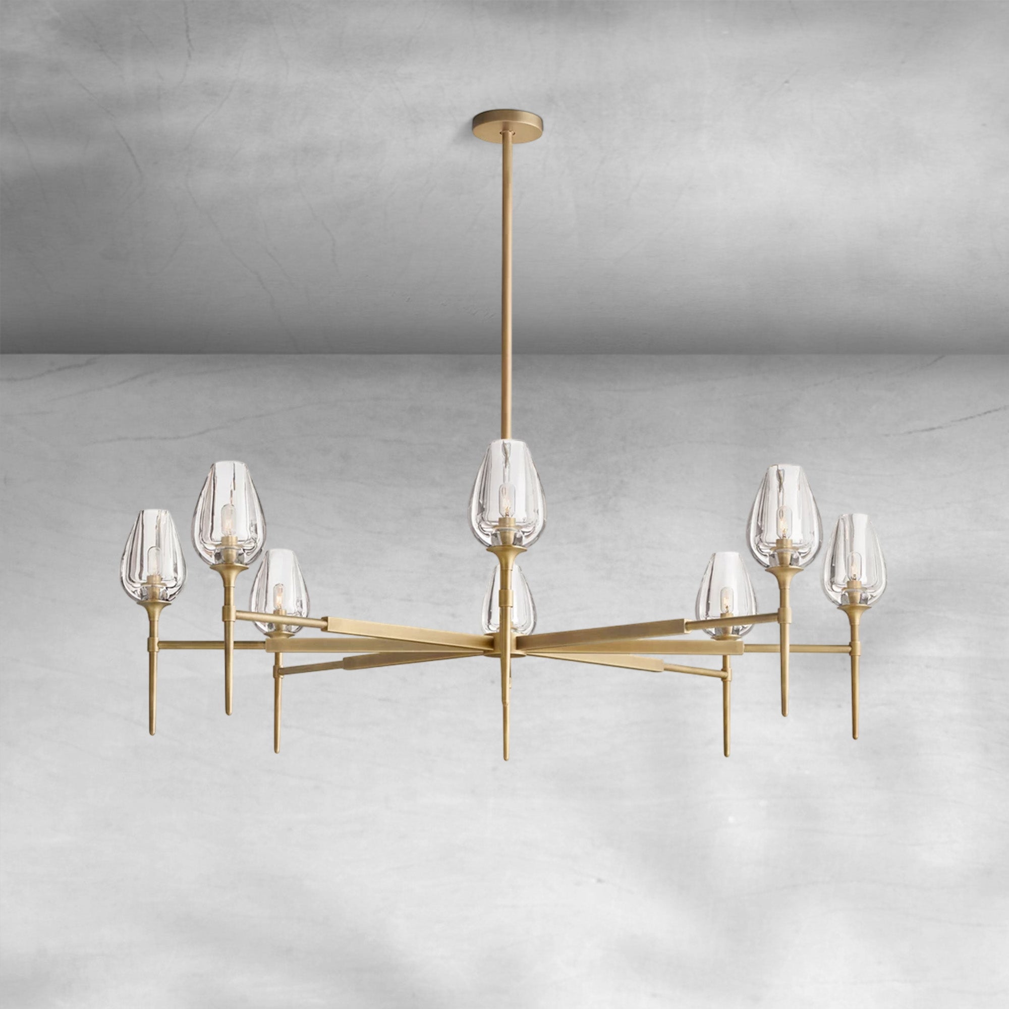 Tulipe Round Chandelier 27", 42", 54"