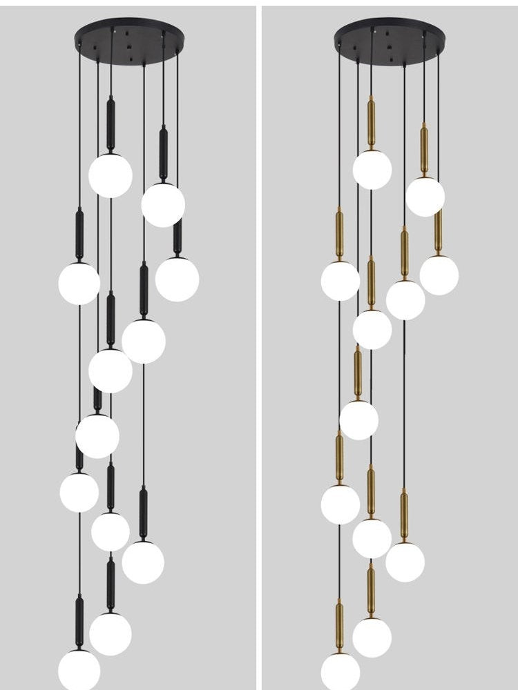 Extra Large Nordic Minimalist Long Pendant Light for Spiral Staircase/High-ceiling Room Chandeliers Kevinstudiolives