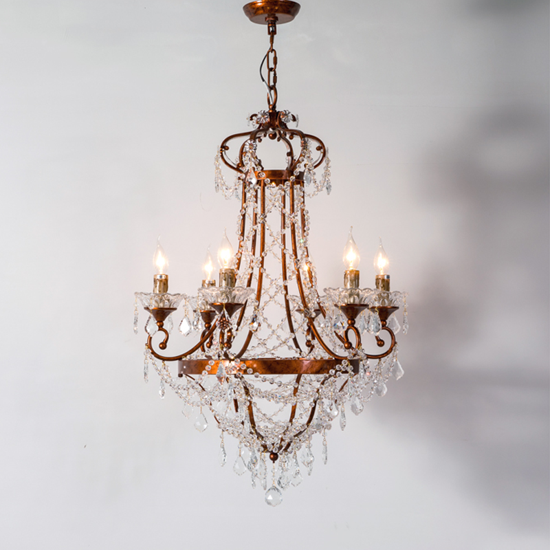 Isabeau Grand Vintage French Villa Crystal Chandelier chandeliers for dining room,chandeliers for stairways,chandeliers for foyer,chandeliers for bedrooms,chandeliers for kitchen,chandeliers for living room Kevin Studio Inc 33.46"
