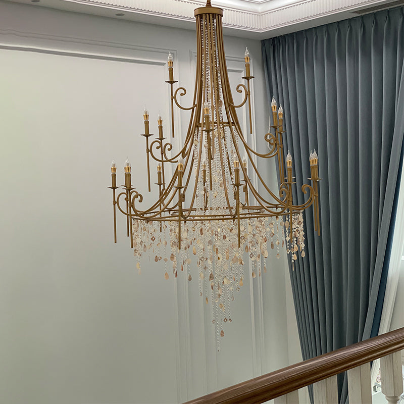 Seraphina French Vintage Crystal Large Chandelier Kevin Studio