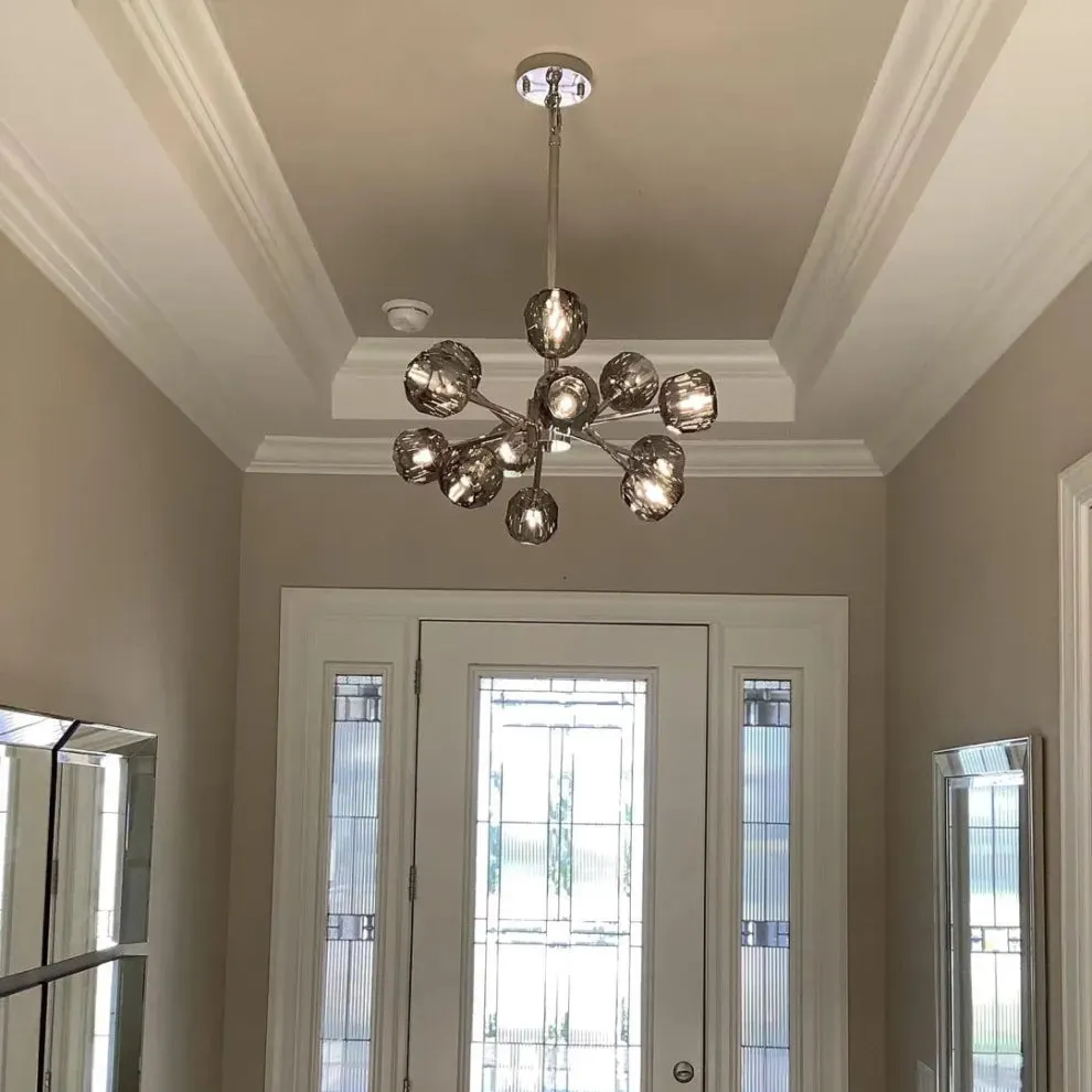 Bille De Crystal Round Chandelier 24"