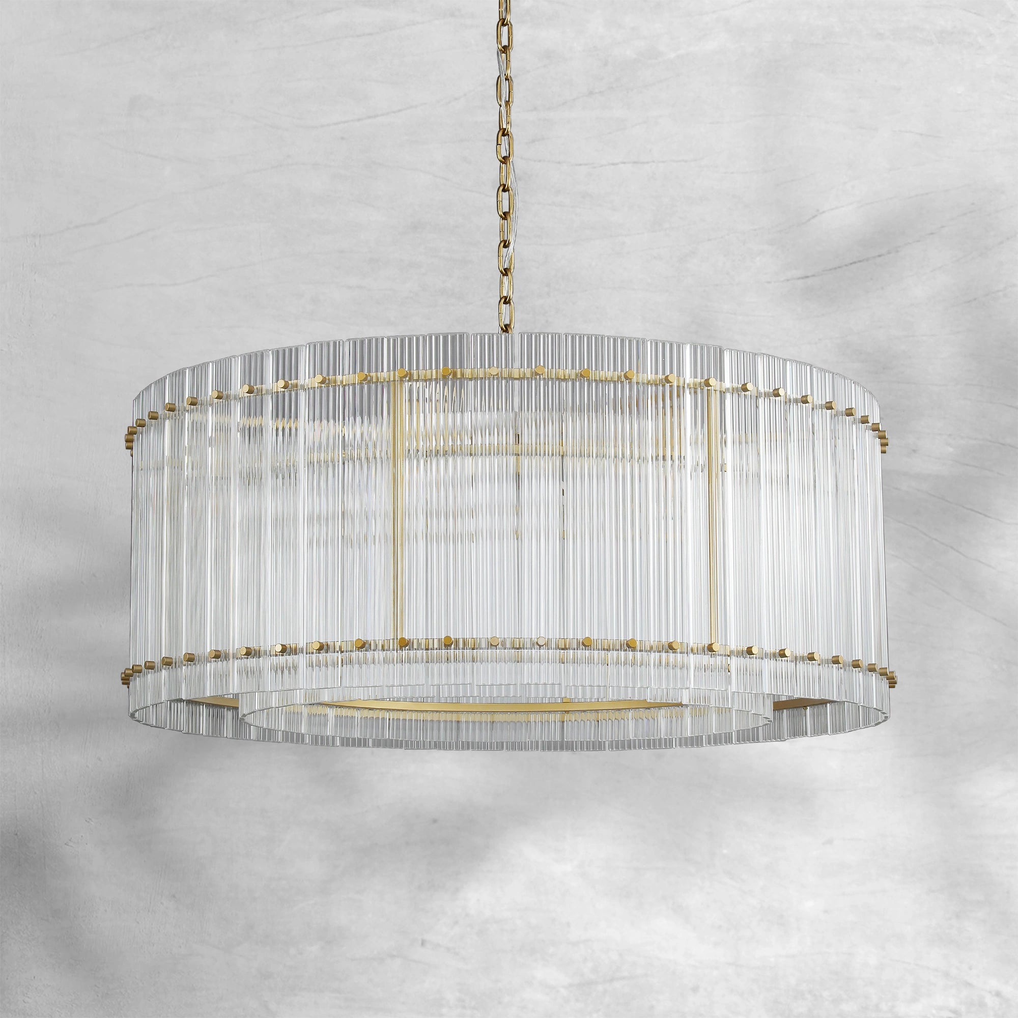 Sun Marcus Glass Round Chandelier 22", 37", 48", 60"