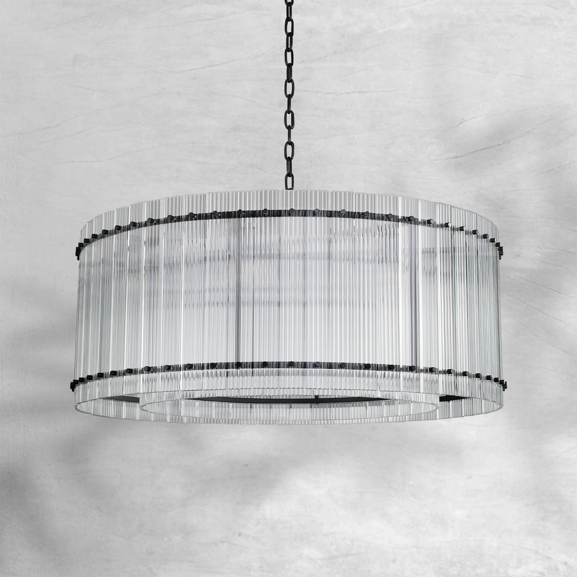 Sun Marcus Glass Round Chandelier 22", 37", 48", 60"