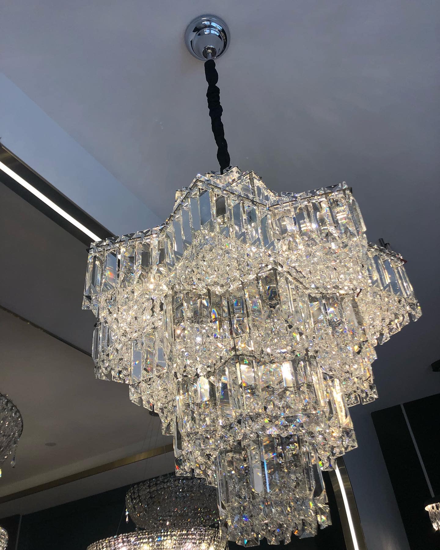 Fashion Star Shaped Chandelier Crystal Ceiling Light Fixture For Small Living Room/ Bedroom Chandeliers Kevinstudiolives
