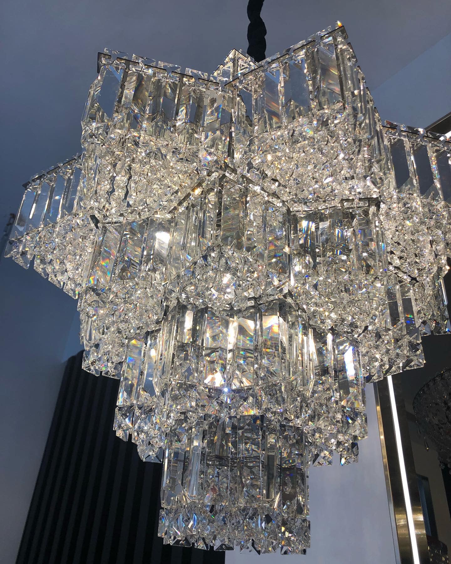 Fashion Star Shaped Chandelier Crystal Ceiling Light Fixture For Small Living Room/ Bedroom Chandeliers Kevinstudiolives