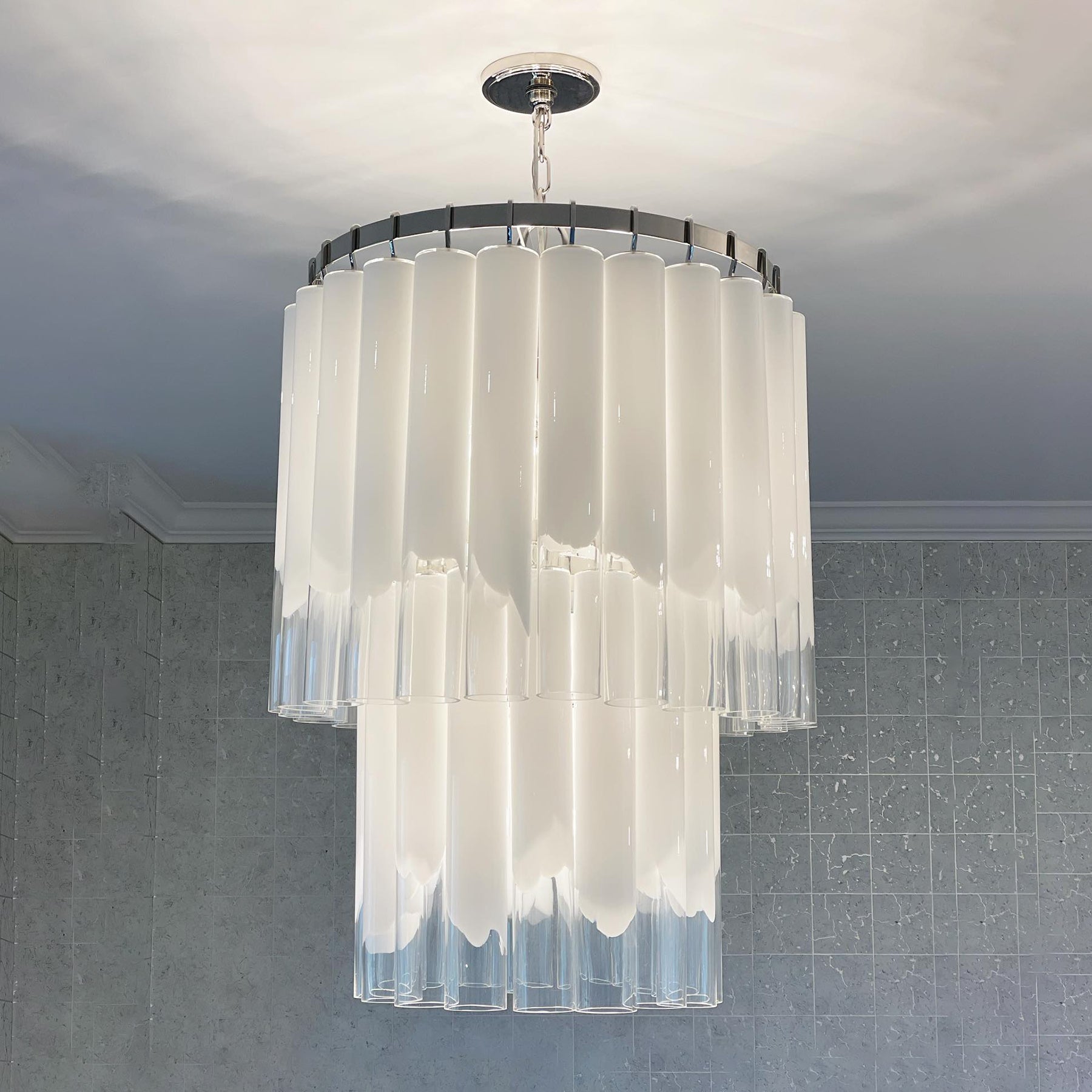 Torna 2-Tier Round Chandelier 23.8",31" Chandelier Kevin Studio