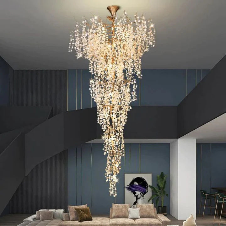Kevin Luxury Spring 2 Story Foyer Branch Chandelier Kevinstudiolives