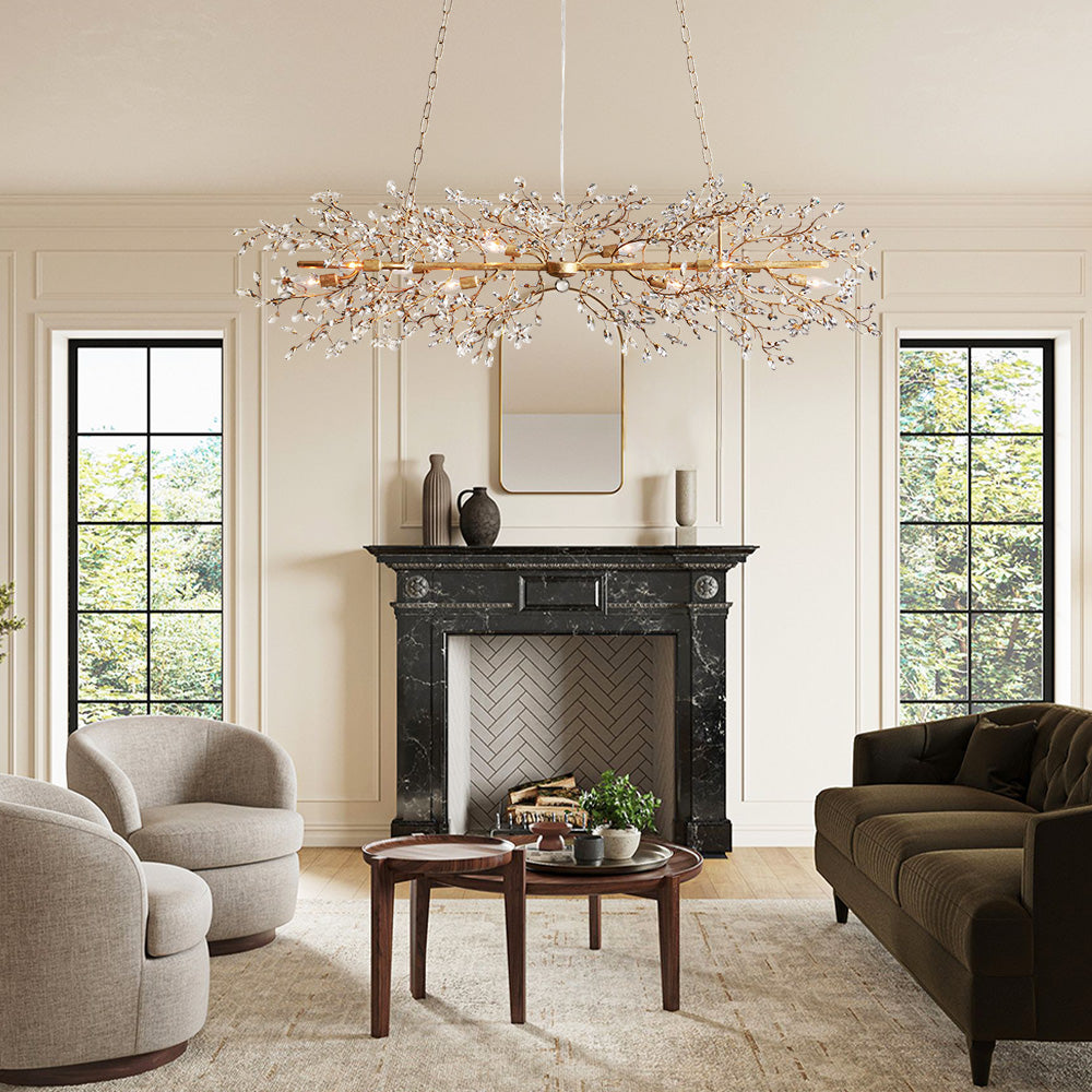 Fiore Linear Chandelier 43"51"68"