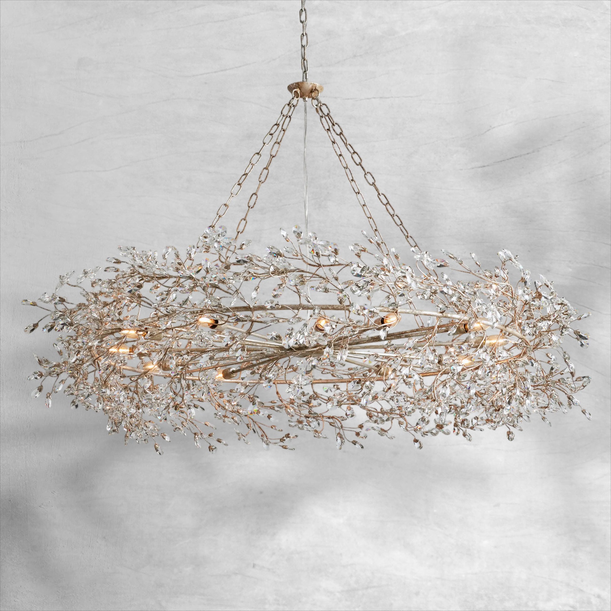 Fiore Crown Chandelier 39"48"60"