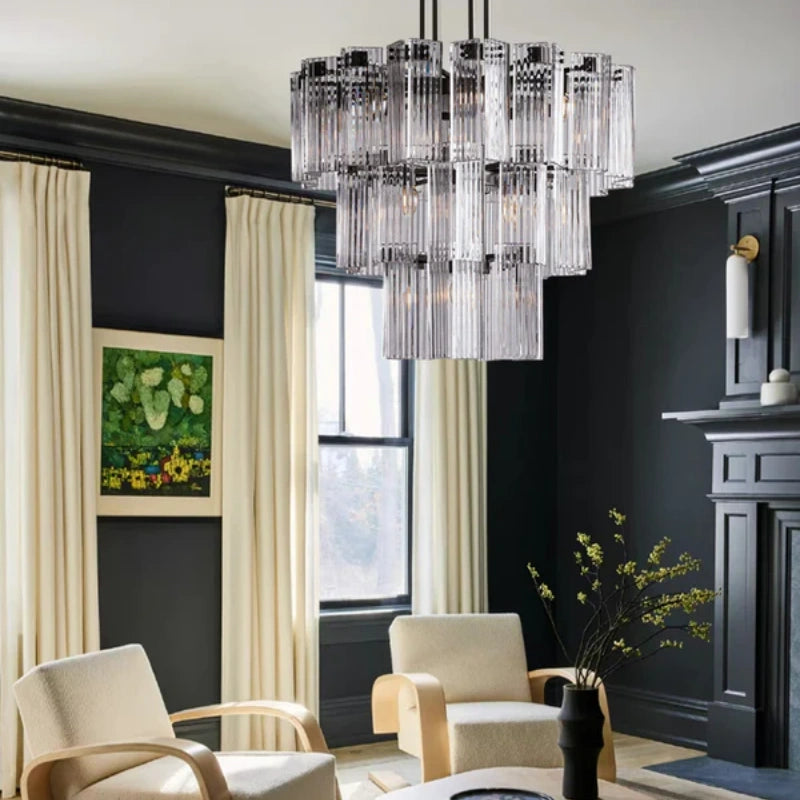 Delsie Round Chandelier 38"48"60"