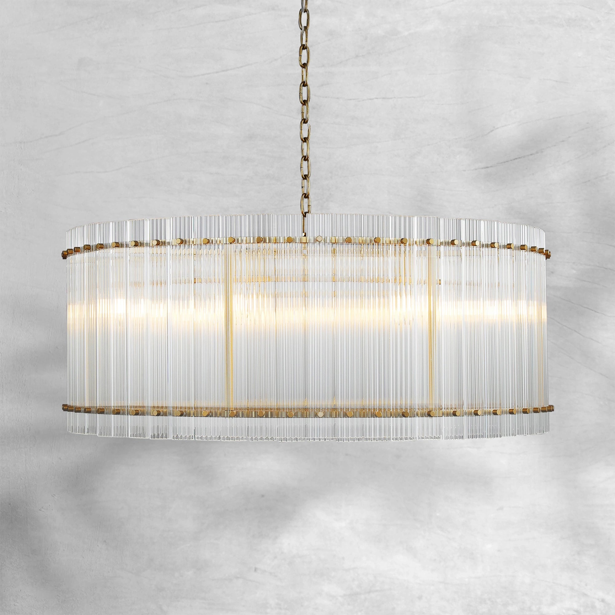 Sun Marcus Glass Round Chandelier 22", 37", 48", 60"