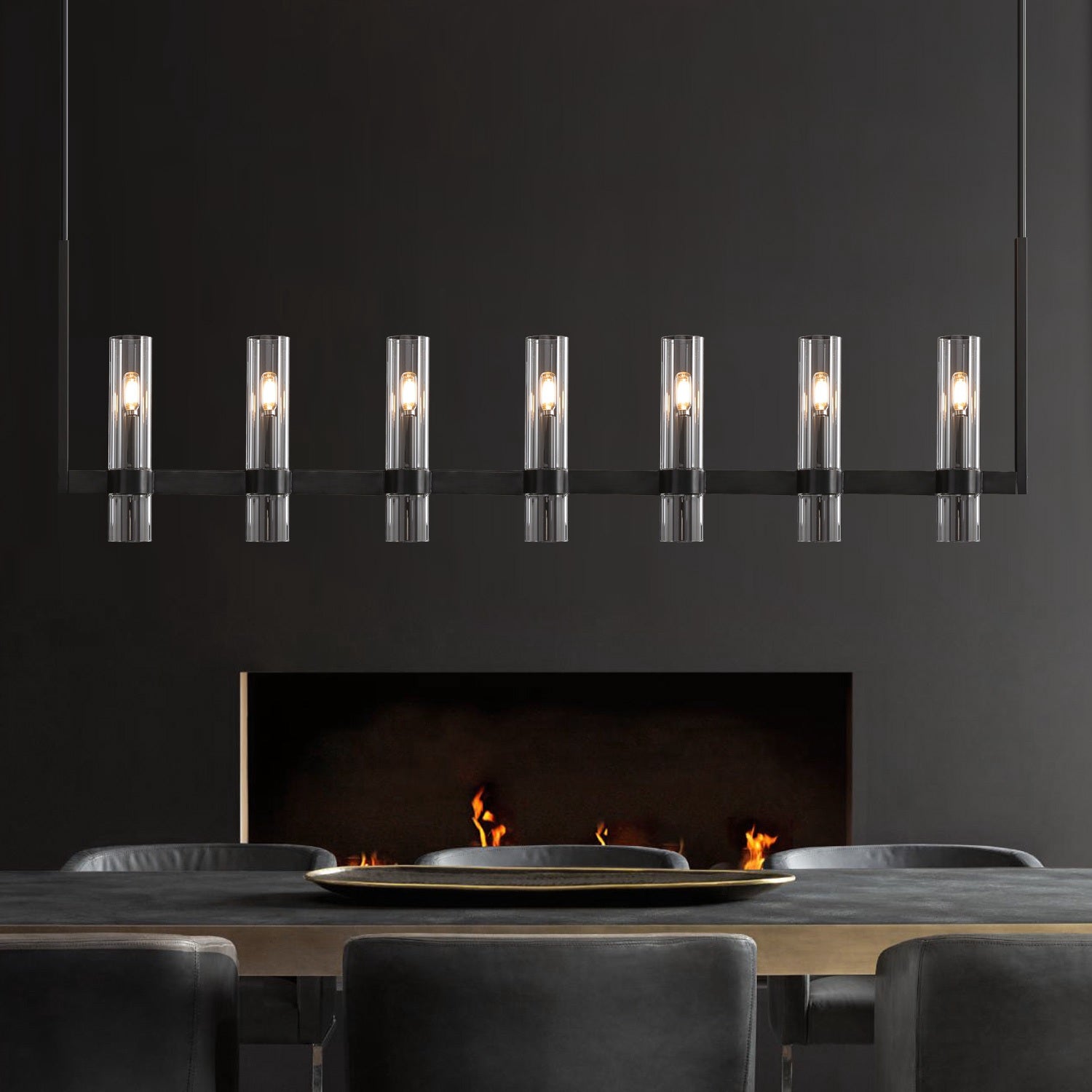 Lavelle Linear Chandelier 59"71"