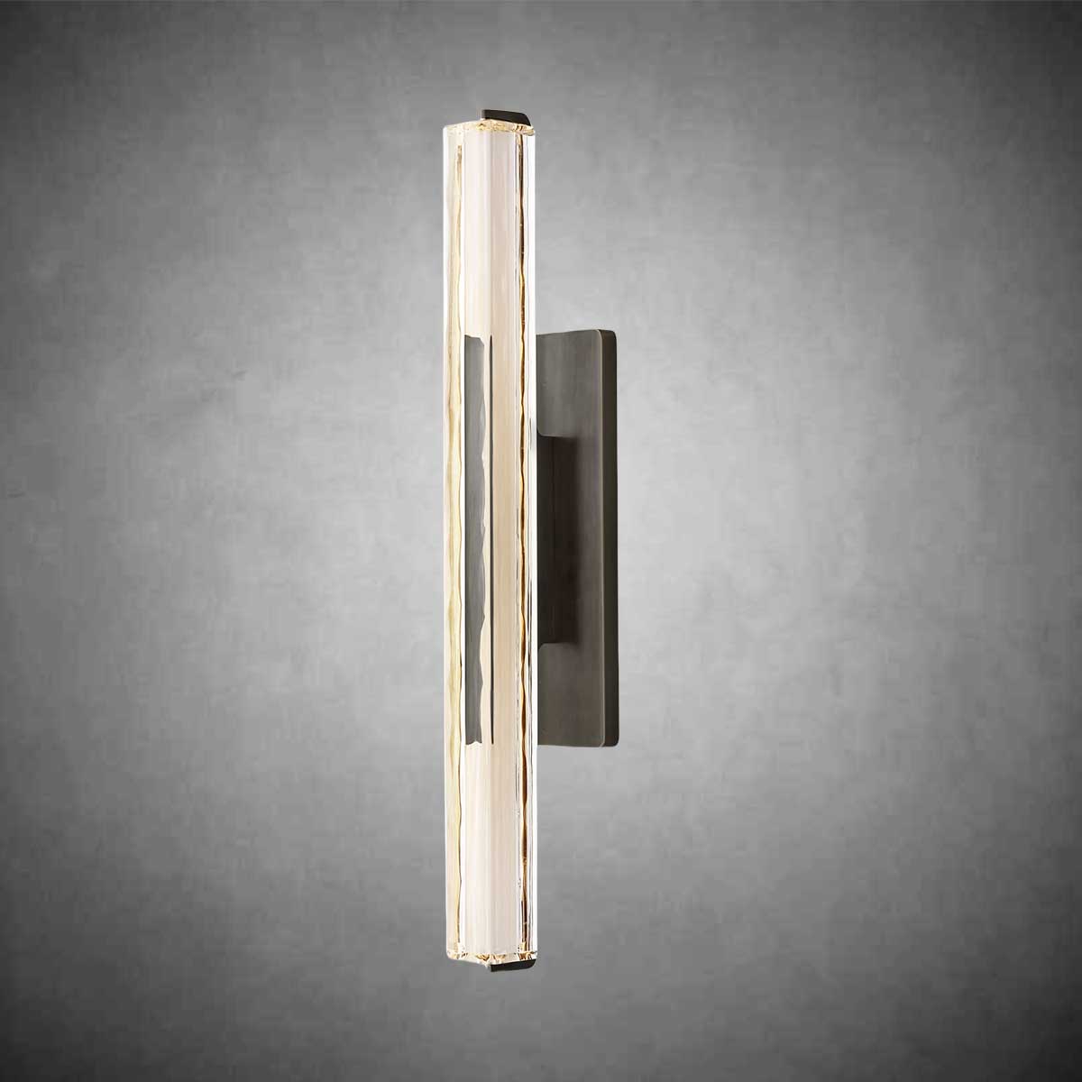 Auduban Crystal Single Sconce 15"19"25"