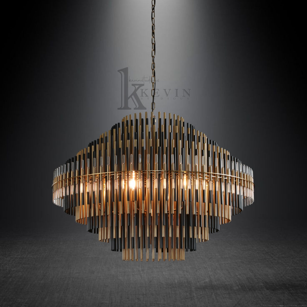 Emila Sculpture Round Chandelier 24", 32", 42"
